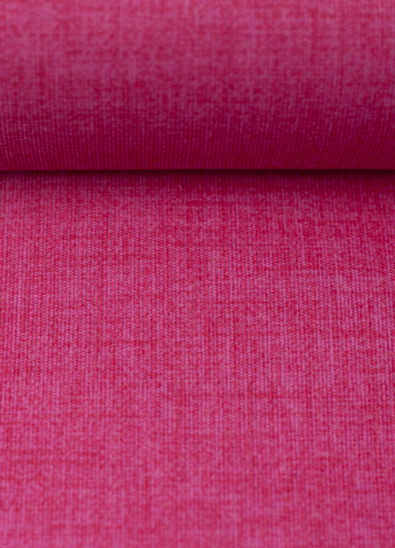 Baumwolle beschichtet - Uni - melliert - pink